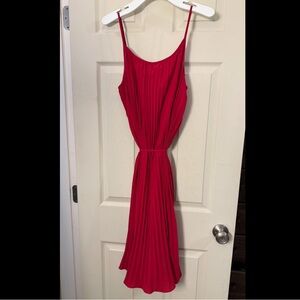 H&M Vibrant Red Midi Dress